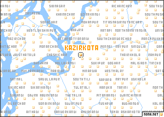 map of Kāzir Kotā