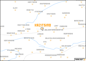 map of Kazitsino