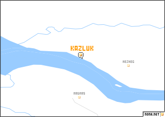 map of Kazluk