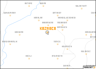 map of Kazmaca