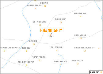 map of Kaz\