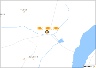 map of Kaznakovka