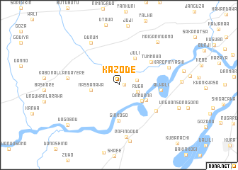 map of Kazode