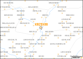 map of Kazokai