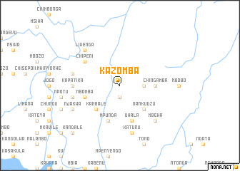 map of Kazomba