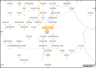 map of Kazon