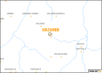 map of Kazumba