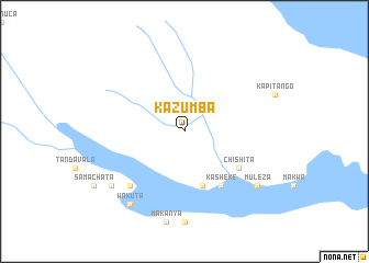 map of Kazumba