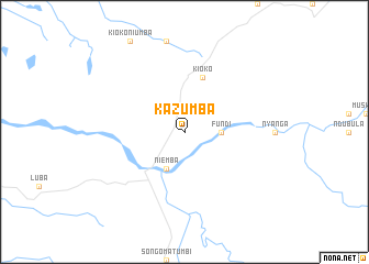 map of Kazumba