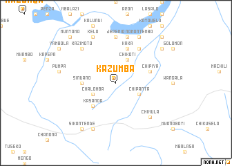 map of Kazumba