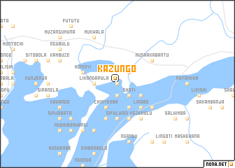 map of Kazungo