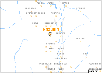 map of Kazun-in