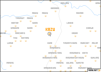 map of Kazu