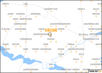 map of Kazwa