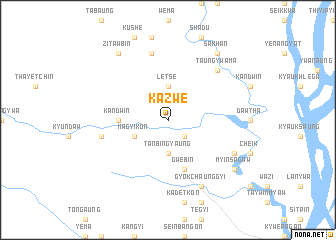 map of Kazwe