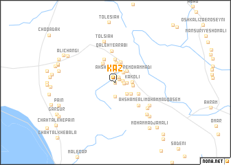 map of Kāz