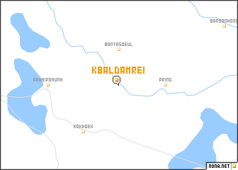 map of Kbal Dâmrei
