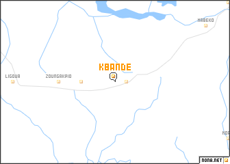 map of Kbandé