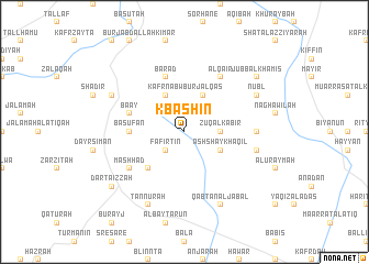 map of Kbāshīn
