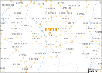 map of Kbetu