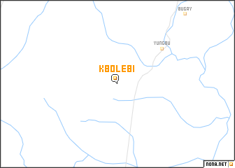 map of Kbolebi