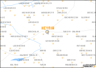 map of Kcynia