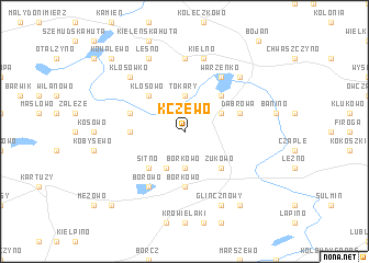 map of Kczewo