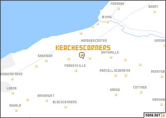 map of Keaches Corners