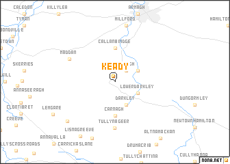 map of Keady