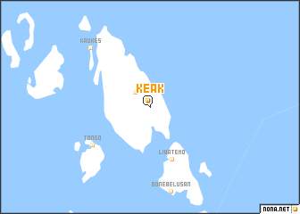 map of Keak