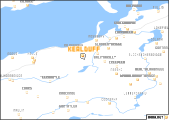 map of Kealduff