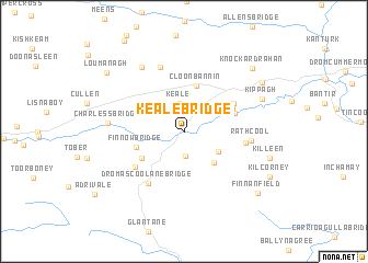 map of Keale Bridge