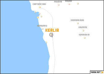 map of Kealia