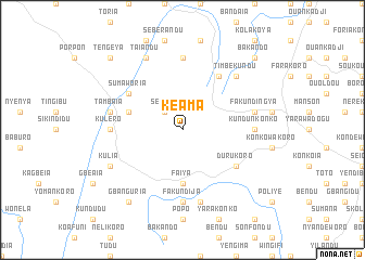 map of Keama