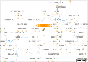 map of Keanwood