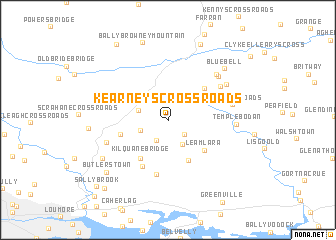 map of Kearneyʼs Cross Roads