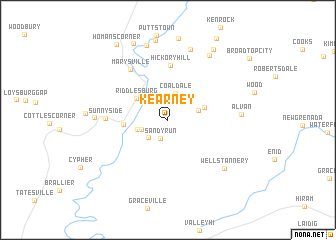 map of Kearney