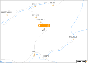 map of Kearns