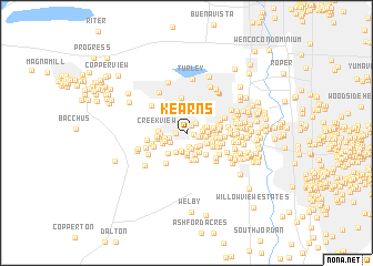 map of Kearns