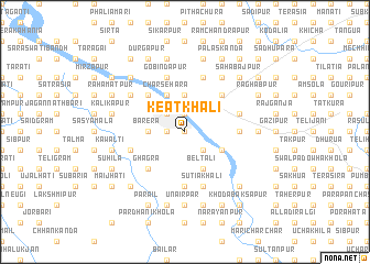 map of Keātkhāli