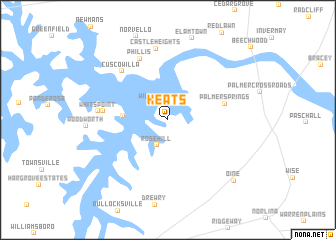 map of Keats