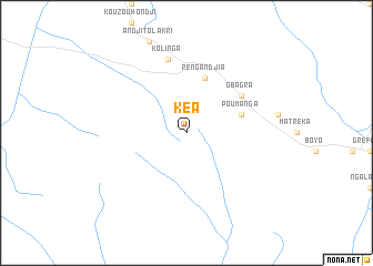map of Kéa