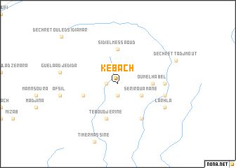 map of Kebach