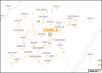 map of Kébala