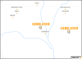 map of Kʼebalenka