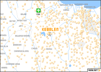 map of Kebalen