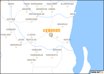 map of Kebaman