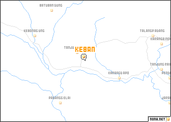 map of Keban