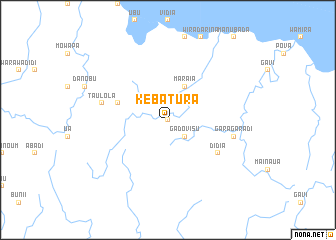 map of Kebatura