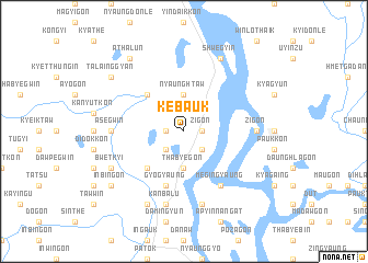 map of Kebauk